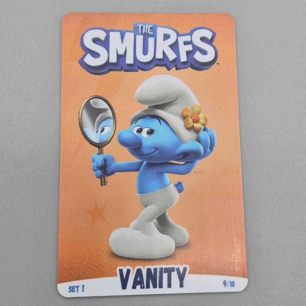 The Smurfs Vanity Smurf Set 1 Trading Card 9/10 Peyo 2024 MSO0010025707009